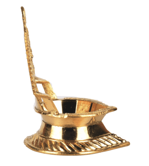 TRADITIONAL BRASS GAJALAKSHMI LAMP - Image 3